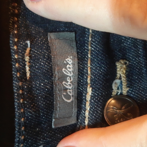 cabelas Denim Skirt 279 - Picture 3 of 4